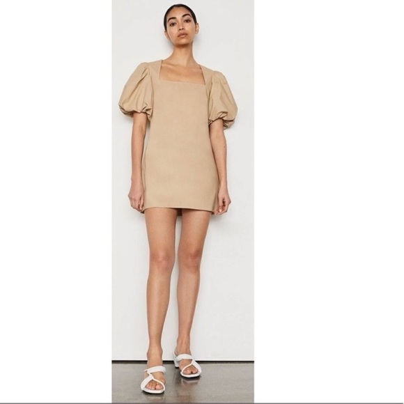 FRAME Le Gracie Asymmetric White Leather Slip on Slide Sandal Kitty Heel  7.5 - Picture 3 of 10